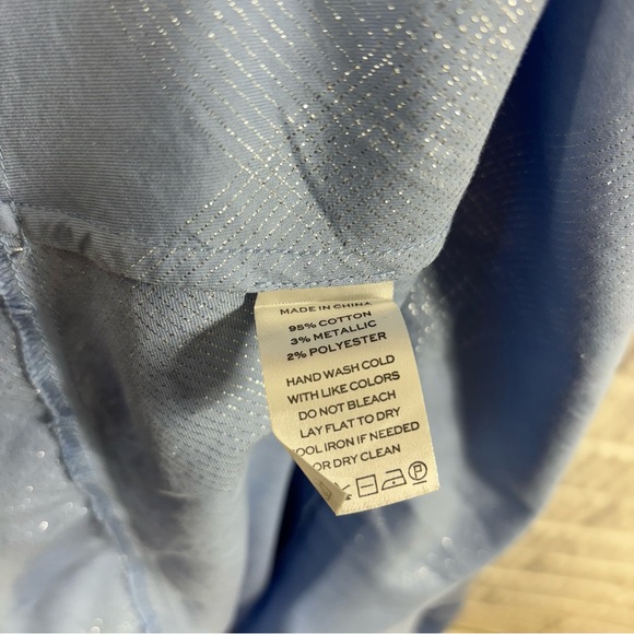 Hill House Nesli Nap Dress - Blue Sparkle Large - Picture 8 of 8